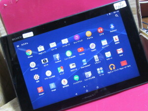 ジャンク　docomo Xperia tablet　z　SO-03e　os:5　１０型　黒　初期化済み　9-5986