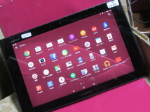 ジャンク　docomo Xperia tablet　z　SO-03e　os:5　１０型　黒　初期化済み　9-5990_画像1