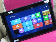 ジャンク　fujitsu　Arrows Tab FARQ55J　タブレット　windows8　黒　7-6059_画像1