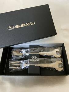 SUBARU スバル　ノベルティ　スプーン&フォーク　セット　スパナ