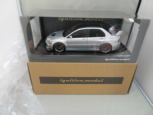 ★ignition model イグニッションモデル 1/18★2376　Mitsubishi Lancer Evolution IX CT9A Silver ランサー エボリューション ランエボ★