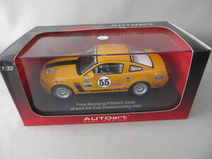 【アウトレット品】AUTOart　オートアート 1/32　スロットレーシング◆フォード　マスタング　FORD　MUSTANG　FR500C　2005　＃55★