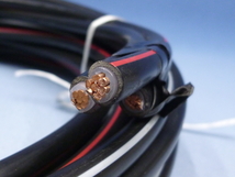 HS&T Cable　架橋ポリエチレン絶縁ビニルシース電力ケーブル　600V CV　22mm2 LFV　2022年製　未使用　約6.9ｍ　約5.8kg　電線　ケーブル_画像2