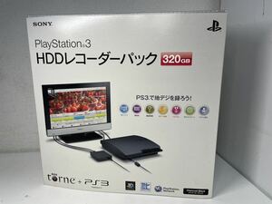 SONY ソニー PlayStation3 HDDレコーダーパック　320GB CECH-3000B ブラック torne トルネ 有線コントローラー付き　外箱あり　通電確認済