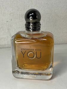 EMPORIO ARMANI エンポリオアルマーニ　STRONGER WITH YOU オードトワレ 100ml 香水 ほぼ未使用