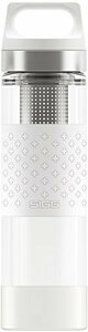 シグ(SIGG) アウトドア 水筒 保冷・保温機能 フィルター付き ガラス製ボトル ホット&コールド グラス 0.4L