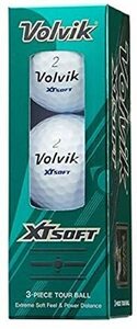 ボルビック ゴルフボール XT SOFT ホワイト スリーブ (3個入り) VOLVIK XT SOFT WHT