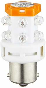 ELPA LED回転灯球 12Ｖ用 BA15s イエロー 熱を持たず、消費電力が少ない省エネタイプ G-1006B(Y)