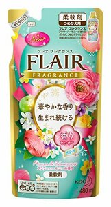 フレアフレグランス 柔軟剤 フラワー&ハーモニーの香り 詰替用 480ml