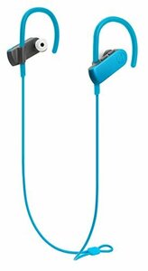 audio-technica SONICSPORT ワイヤレスイヤホン 防水/スポーツ向け Bluetooth リモコン/マイク付 ターコイズブルー ATH-SPORT50BT