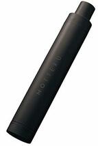 MOTTERU 折りたたみ傘 軽量 コンパクト 自立 できる 便利仕様 (防水 ハードケース付き)傘は ブラック 傘ケースは ブラック 親骨 50cm_画像1