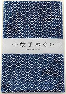 Miyamoto-Towel 宮本 日本製 手ぬぐい 小紋 和柄 泉紅梅 33×90cm 鮫青海波 33473