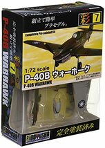 童友社 1/72 彩シリーズ No.7 アメリカ軍 P-40B ウォーホーク 塗装済みプラモデル_画像1