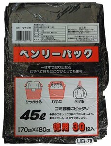 ゴミ袋 ベンリーパック 45L 30枚入 70×80cm UB-70