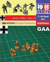 1/144 WWII German Soldiers Camp Life (fine detail) Resin Kit_画像1