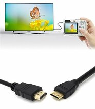 Canon用 HTC-100 互換品 HDMIケーブル HDMI - HDMImini 1.5m_画像3