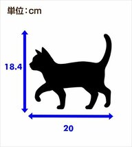 東洋ケース LED照明 壁掛け 照明 ウォールライト CATWallLight2 おさんぽ ブラック 本体サイズ:幅20×奥行2.1×高さ18.4cm_画像4