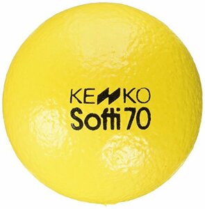 ナガセケンコー ケンコーソフティボール70 黄 1ダース(12個) S70 黄 70mm