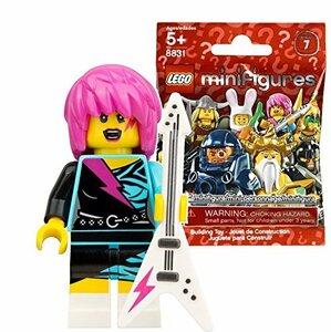 レゴ（LEGO） ミニフィギュア シリーズ7 ガールロッカー 未開封品 ｜LEGO Minifigures Series7 Rocker Girl 【8831-15】