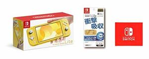 Nintendo Switch Lite イエロー&【任天堂ライセンス商品】Nintendo Switch Lite専用液晶保護フィルム 多機能