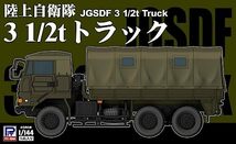 ピットロード 1/144 SGKシリーズ 陸上自衛隊 3 1/2t トラック プラモデル SGK12_画像4