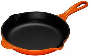 ル・クルーゼ(Le Creuset) 鋳物 ホーロー 鍋 スキレット 20 cm オレンジ ガス IH オーブン 対応