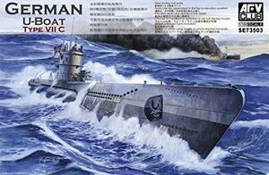 AFVクラブ 1/350 ドイツ海軍 潜水艦 Uボート タイプVII/C プラモデル