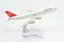 TANG DYNASTY 1/400 16cm スイス航空 Swissair ボーイング B747 合金飛行機プレーン模型 おもちゃ_画像5