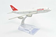 TANG DYNASTY 1/400 16cm スイス航空 Swissair ボーイング B747 合金飛行機プレーン模型 おもちゃ_画像4