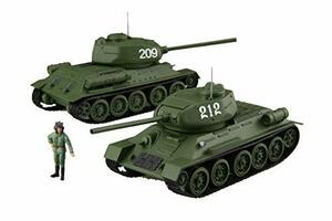 フジミ模型 1/76 スペシャルワールドアーマーシリーズ No.34 ソビエト中戦車 T-34/85 (2両セット) プラモデル SWA34