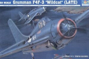 トランペッター 1/32 グラマン F4F-3ワイルドキャット 後期型 プラモデル