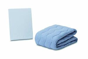 [ France Bed regular goods ] bed pad single blue woman therefore. beautiful become bedding [kla ude .a bed pad ( mattress with cover )]