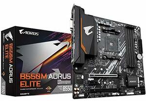 GIGABYTE B550M AORUS ELITE マザーボード MicroATX [AMD B550 チップセット搭載] MB4995