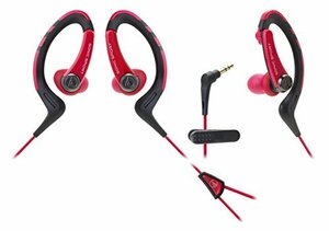 audio-technica SONICSPORT カナル型イヤホン 防水仕様 スポーツ向け レッド ATH-SPORT1 RD