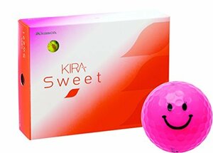 キャスコ(Kasco) ゴルフボール KIRA SWEET キャラ1ダース(12個入り) ピンク