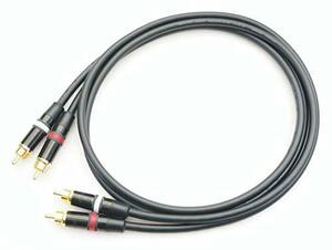 MOGAMI 2534 RCA 赤白ライン 2本ペアケーブル (0.75m)