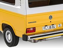 ドイツレベル 1/25 VW T3 マイクロバス プラモデル 07706 成型色_画像5