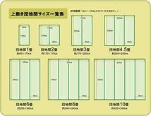 イケヒコ い草 ラグ 不知火 団地間1畳 約85×170cm 日本製 上敷き カーペット 市松織 ヒバ加工_画像5