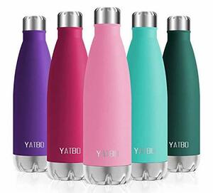 Yatbo 水筒 ボトル 魔法瓶 真空断熱 直飲み 保温保冷 ステンレスボトル 350ml/500ml/750ml 男女兼用 直飲み ウォーターボトル