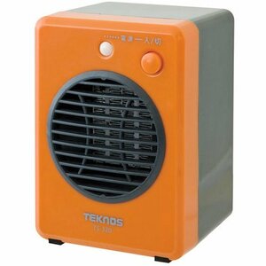 TEKNOS モバイルセラミックヒーター オレンジ TS-320