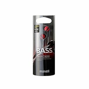 マクセル BASS MXH-CB200RB [レッド×ブラック]