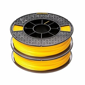 AFINIA(アフィニア) 3Dプリンター用フィラメント 1.75mm 純正プレミアムABS 2個パック 黄色 Yellow 500g x