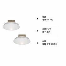 スワン電器 薄型LEDミニシーリングライト 昼光色相当 2個セット 日本製 YCE-552_画像5