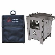 アウトドアクッカー Bushbox/ブッシュボックス LF チタン アウトドアーストーブ 専用ケースセット_画像1