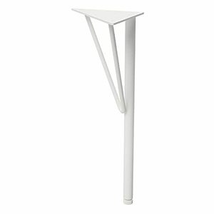 平安伸銅工業 LABRICO スチールテーブル脚 小 DIY TABLE LEG WTW-2 ホワイト 高さ37.5cm(調整38.5cmまで)