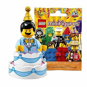 レゴ(LEGO) ミニフィギュアシリーズ 18 ケーキ男【未開封】｜ LEGO Collectable Minifigures Series 18 Birthday Cake Guy