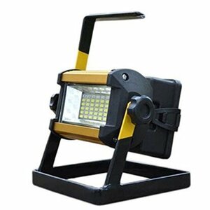CAIDI 充電式 LED 投光器 ledライト 50W レジャー 釣り 板灯 集魚灯 間接照明 防災対策 36個LED 作業用照明ポータ ブル投光器夜間作業