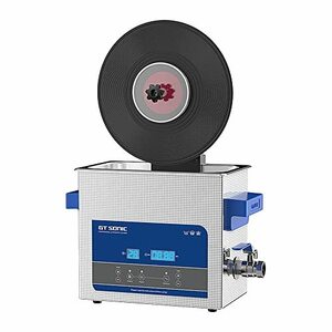 WEWU 超音波洗浄機 レコード クリーナー セット レコード 洗浄 デジタル 超音波洗浄器 6L 12インチ レコード洗浄機