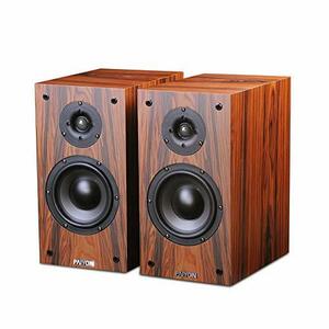 PAIYON P4-2.0 Hi-Fi 本棚スピーカー パッシブ スピーカー ペア (Rosewood)