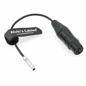 Alvin's Cables Z CAM E2 カメラ の オーディオ ケーブル 00 5 pin オス to XLR 3 pinメス